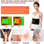 Red Light Therapy Belt: Pain Relief for Back, Shoulder & Waist - Infrared Light Wrap with Timer