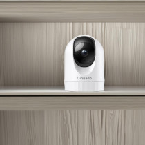 2K 360° Indoor WiFi Camera — Night vision, 2-way audio, SD storage & works with Alexa/Google Home!