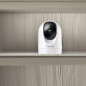 Caméra Intérieure 2K 360° Cinnado : Surveillance WiFi, Audio Bidirectionnel, Vision Nocturne, Compatible Alexa & Google