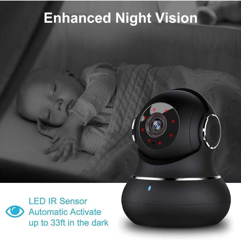 Litokam 2K Indoor Camera — 360° view, motion detection, night vision & app control for pets & baby monitoring!


1/2
