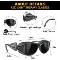 Red Light Therapy Glasses: Ultimate Eye Protection for Tanning & Laser Treatments