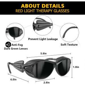Red Light Therapy Glasses: Ultimate Eye Protection for Tanning & Laser Treatments