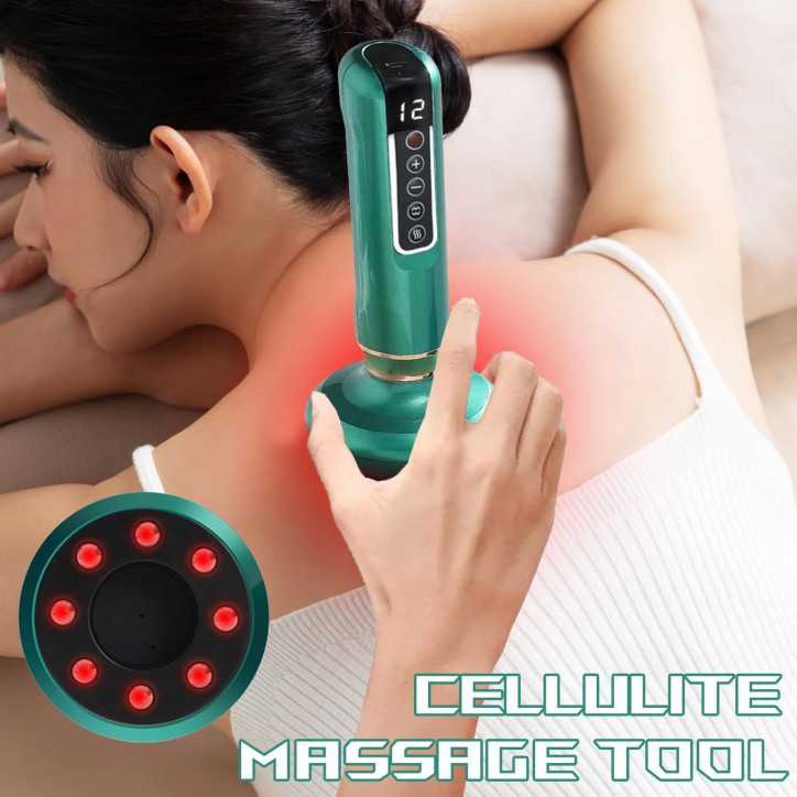 GlowFit Cellulite Massager: 3-in-1 Rechargeable Body Sculpting & Cupping Device