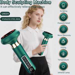 GlowFit Cellulite Massager: 3-in-1 Rechargeable Body Sculpting & Cupping Device