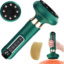 GlowFit 3-in-1 Cellulite Massager — Handheld, rechargeable, 12 suction modes for cordless body contouring!
