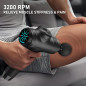 RAEMAO Massage Gun: Deep Tissue Relief with 8 Heads & 10 Speeds - Perfect for Athletes!