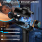 RAEMAO Massage Gun: Deep Tissue Relief with 8 Heads & 10 Speeds - Perfect for Athletes!