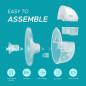 Paruu P16: Hands-Free Breast Pump - Portable, Electric, 4 Modes, 2 Flanges (2-Pack) - Ultimate Comfort! Paruu P16: Hands-Free Breast Pump - Portable, Electric, 4 Modes, 2 Flanges (2-Pack) - Ultimate Comfort!