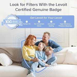 LEVOIT Core 300-P: Purificateur dair HEPA 1074 pi² pour Allergies et Animaux, Silencieux!