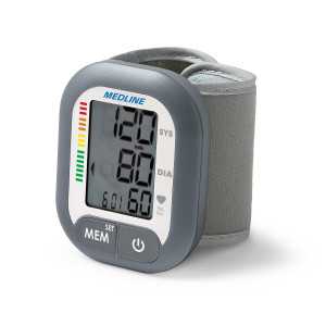 Medline Wrist Blood Pressure Monitor: Accurate, Easy & Portable - Includes Batteries!