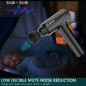 Elefor Massage Gun: Deep Tissue Relief for Athletes - 8 Heads, 20 Speeds - Matte Black Elefor Massage Gun: Deep Tissue Relief for Athletes - 8 Heads, 20 Speeds - Matte Black