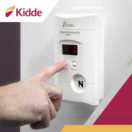 Kidde Carbon Monoxide Detector: Digital Display, Battery Backup - Peace of Mind!