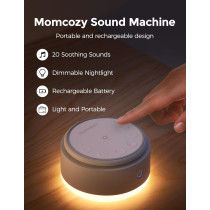 Momcozy Machine à Sons Bébé - 20 Sons Apaisants & Veilleuse