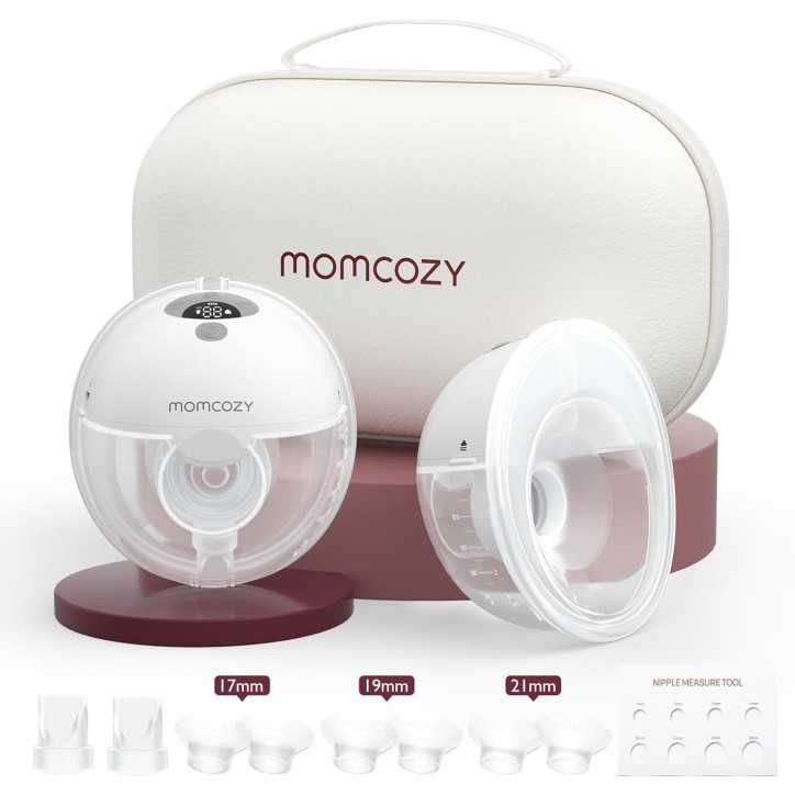 Momcozy M5 Wearable Breast Pump: Hands-Free, Baby-Like Comfort, 3 Modes, 2-Pack Momcozy M5 Wearable Breast Pump: Hands-Free, Baby-Like Comfort, 3 Modes, 2-Pack