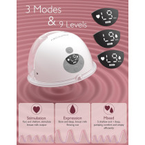 Momcozy M5 Hands-Free Breast Pump, Double-Sealed, 3 Modes & 9 Levels
