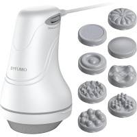 Electric Cellulite Massager: Handheld Body Sculpting Machine for Back & Body - White