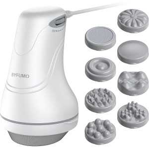 Electric Cellulite Massager: Handheld Body Sculpting Machine for Back & Body - White