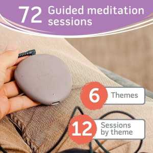 Morphee Zen: Portable Meditation Device - 72 Guided Sessions for Stress Relief & Relaxation