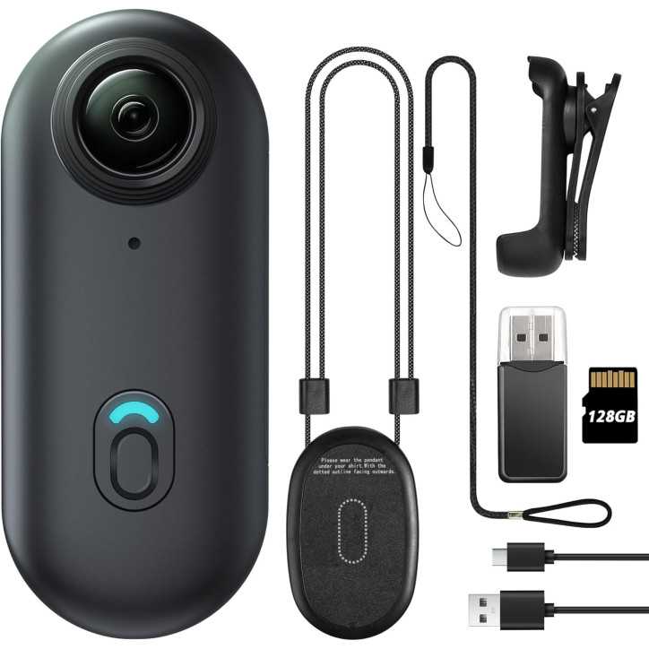 Mini Caméra Espion 128Go FHD 1080P : Portable, Discrète & Mains Libres - Idéale Surveillance!
