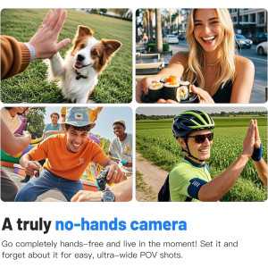 Mini Body Camera 1080P - 128GB Wearable Cam for Work, Travel & Pets!