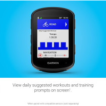 Garmin Edge 540 Solar GPS Cycling Computer | Solar Charging & Buttons