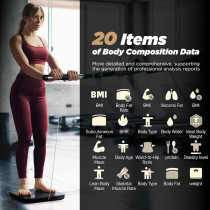 Balance Digitale RunSTAR 8 Électrodes - Poids & Taux de Graisse