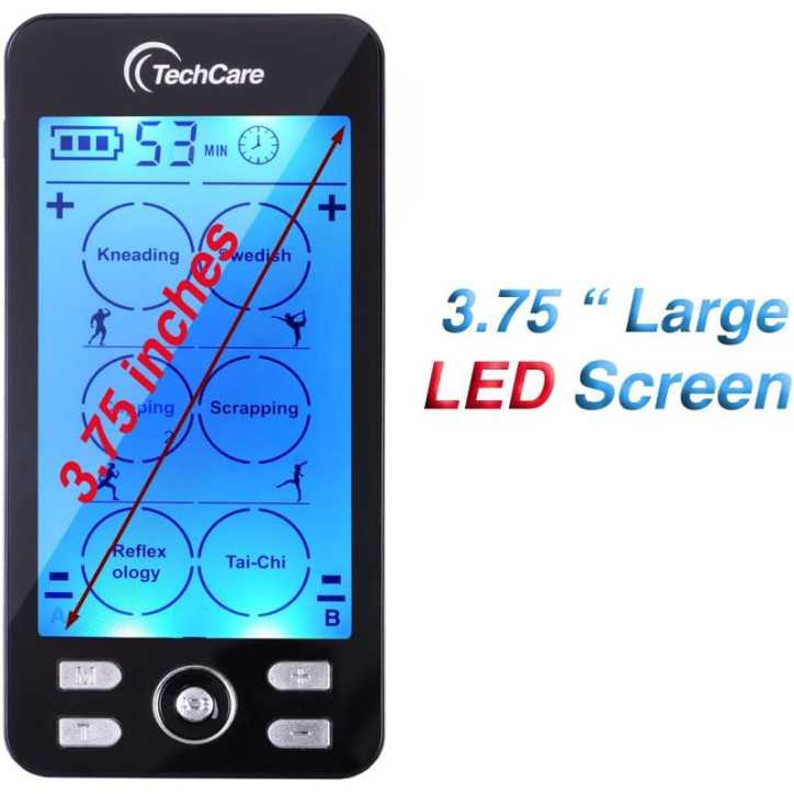 TechCare Plus 24 TENS Unit: Rechargeable Muscle Massager for Pain Relief - Lifetime Warranty! TechCare Plus 24 TENS Unit: Rechargeable Muscle Massager for Pain Relief - Lifetime Warranty!