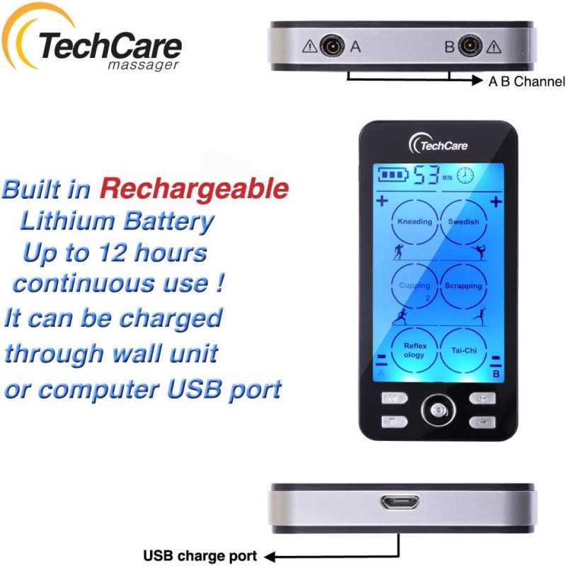 Tens Unit Plus 24 Rechargeable - Appareil de Massage Pulse Multi-Mode