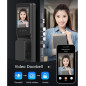 Serrure Connectée 3D Face & Paume: Sécurité Ultime avec Vidéo, WiFi & Contrôle App