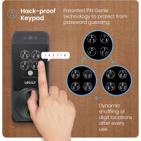 Lockly Visage Zeno: Facial Recognition Smart Lock - Unlock with Face, Fingerprint, or App!