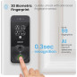 Lockly Visage Zeno: Facial Recognition Smart Lock - Unlock with Face, Fingerprint, or App!