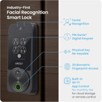 Lockly Visage Zeno : Serrure Intelligente Reconnaissance Faciale