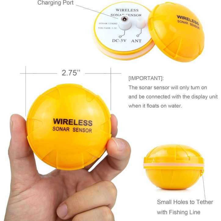 Venterior Portable Fish Finder: Wireless Sonar, Color Display - Find Fish Faster! Venterior Portable Fish Finder: Wireless Sonar, Color Display - Find Fish Faster!