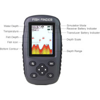 Venterior Portable Fish Finder: Wireless Sonar, Color Display - Find Fish Faster!