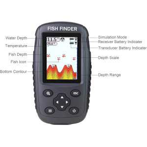 Venterior Portable Fish Finder: Wireless Sonar, Color Display - Find Fish Faster!
