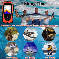 Détecteur de Poissons Portable LUCKY pour Kayak et Bateau