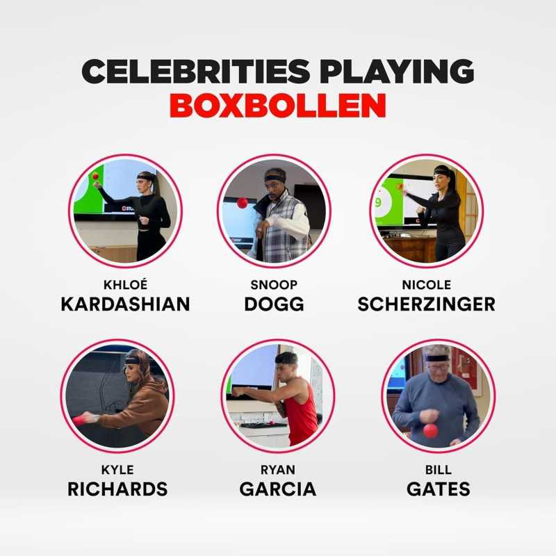Family MMA Boxing Reflex Ball with App - Celebrity-Approved Gear