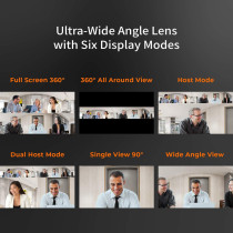 Webcam j5create 360° Full HD 1080P avec Micro USB-C