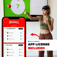 Boxbollen: App-Connected Reflex Ball for Boxing, Agility, and Fun Fitness - Celebrity Endorsed!