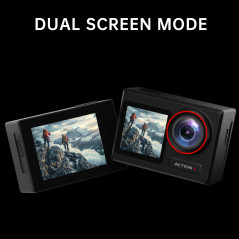 Caméra Action 4K60FPS 30MP Étanche 132FT avec Écran Tactile