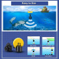LUCKY Portable Fish Finder: Handheld Sonar for Kayak & Boat Fishing - Find Fish & Depth Easily! LUCKY Portable Fish Finder: Handheld Sonar for Kayak & Boat Fishing - Find Fish & Depth Easily!