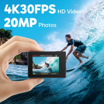 Caméra AKASO EK7000 4K Ultra HD Étanche 131FT avec WiFi