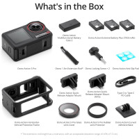 DJI Osmo Action 5 Pro Combo: 4K Camera, 12h Battery, Dual OLED Screens
