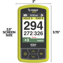 Izzo Swami 6000 Golf GPS: Accurate Distances, Color Display & Scorekeeping - Free Updates!
