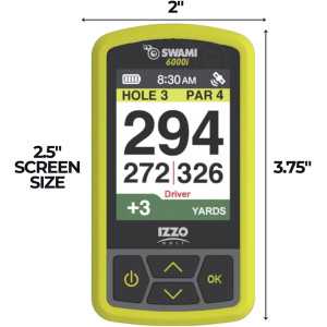 Izzo Swami 6000 GPS Golf: Précision, Étanchéité et Parcours Préchargés pour un Jeu Amélioré