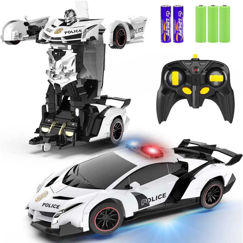 Voiture Télécommandée FDJ Transformable 1:18 avec Lumières