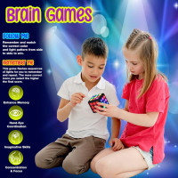Brain Boost Cube: Electronic Memory Game for Kids & Teens - Fun, Portable, and Educational!