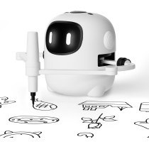 Robot de Dessin Enfant avec 150 Cartes - Jouet Éducatif Montessori