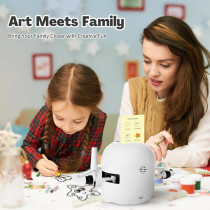 Robot de Dessin Enfant avec 150 Cartes - Jouet Éducatif Montessori