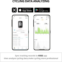 XOSS G+ GPS Vélo Bluetooth ANT+ Étanche Compatible Tous Vélos